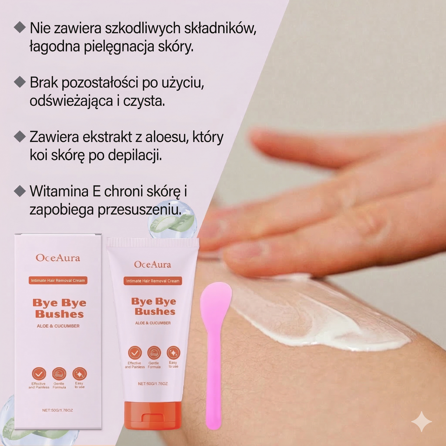 Krem do Depilacji - Delikatny i Skuteczny