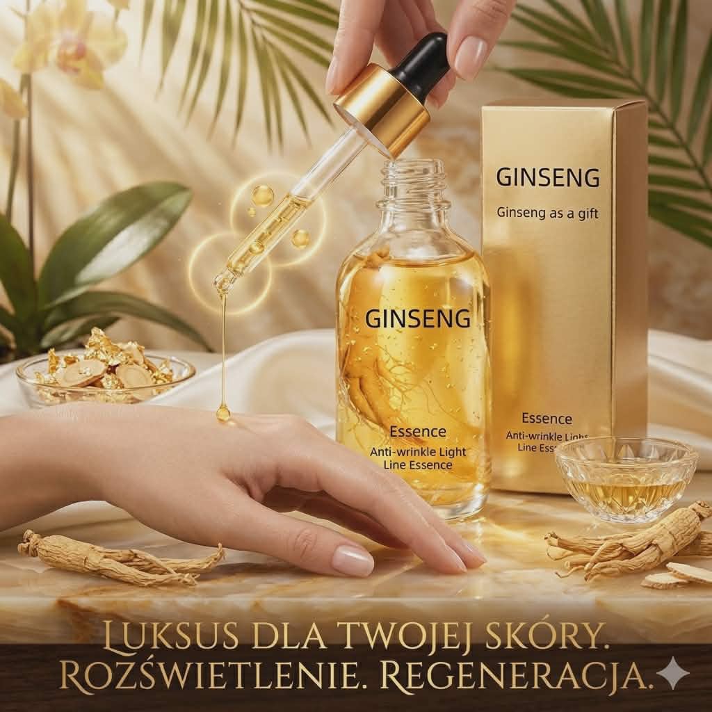 Wieloskładnikowa Esencja Rewitalizująca | Żeń-szeń · Niacynamid · Kwas Hialuronowy
