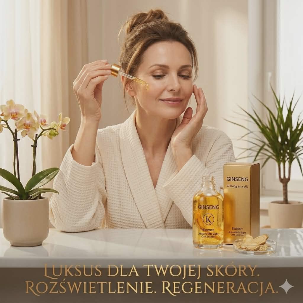 Wieloskładnikowa Esencja Rewitalizująca | Żeń-szeń · Niacynamid · Kwas Hialuronowy